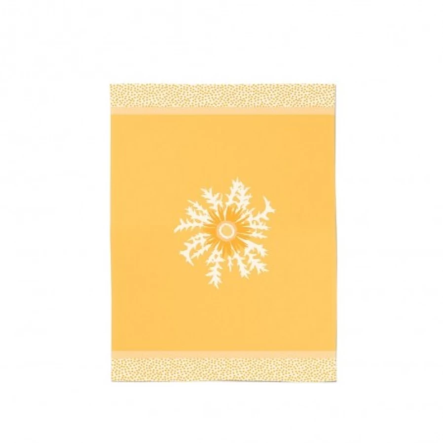"JEAN-VIER Premium Yellow Hand Towel - Soft & Absorbent Bath Towel for Home & Spa"