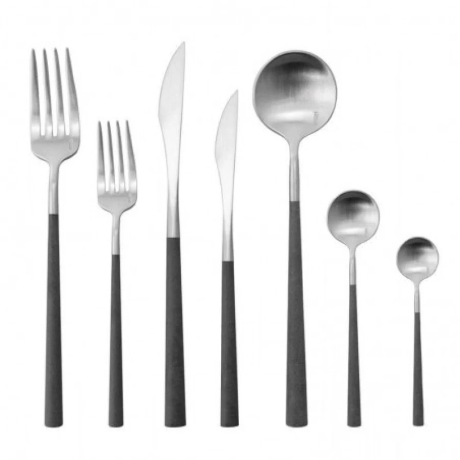 "JEAN-VIER Premium Black Cutlery Set - Elegant Dining Utensils"