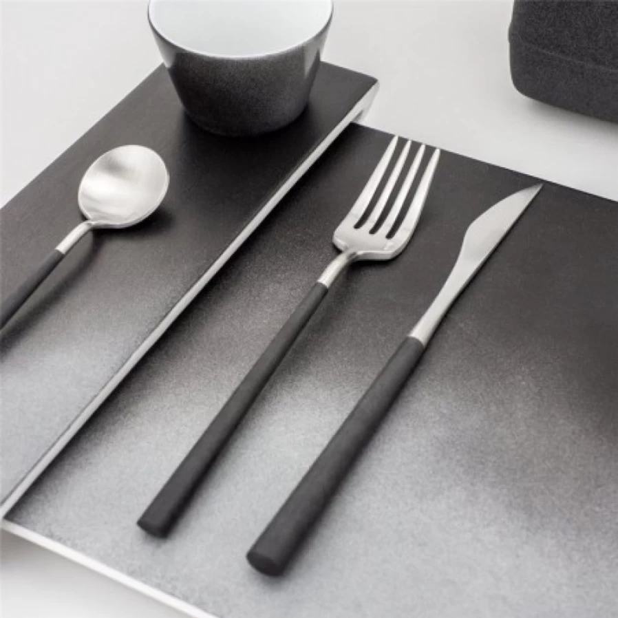 "JEAN-VIER Premium Black Cutlery Set - Elegant Dining Utensils"