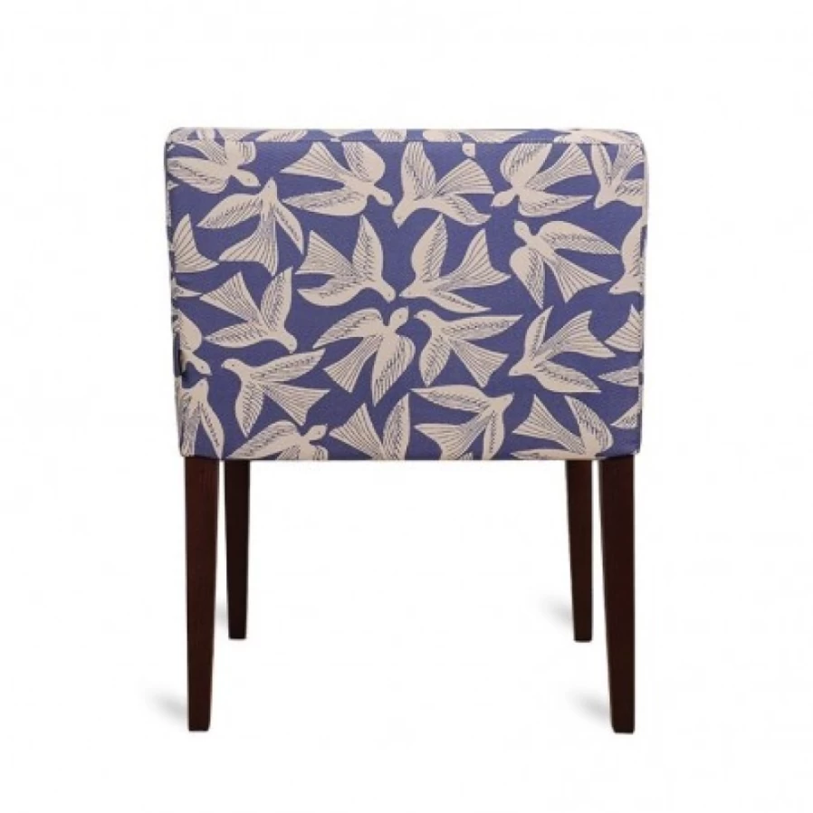 "JEAN-VIER Modern Blue Armchair - Stylish Upholstered Lounge Chair for Living Room"