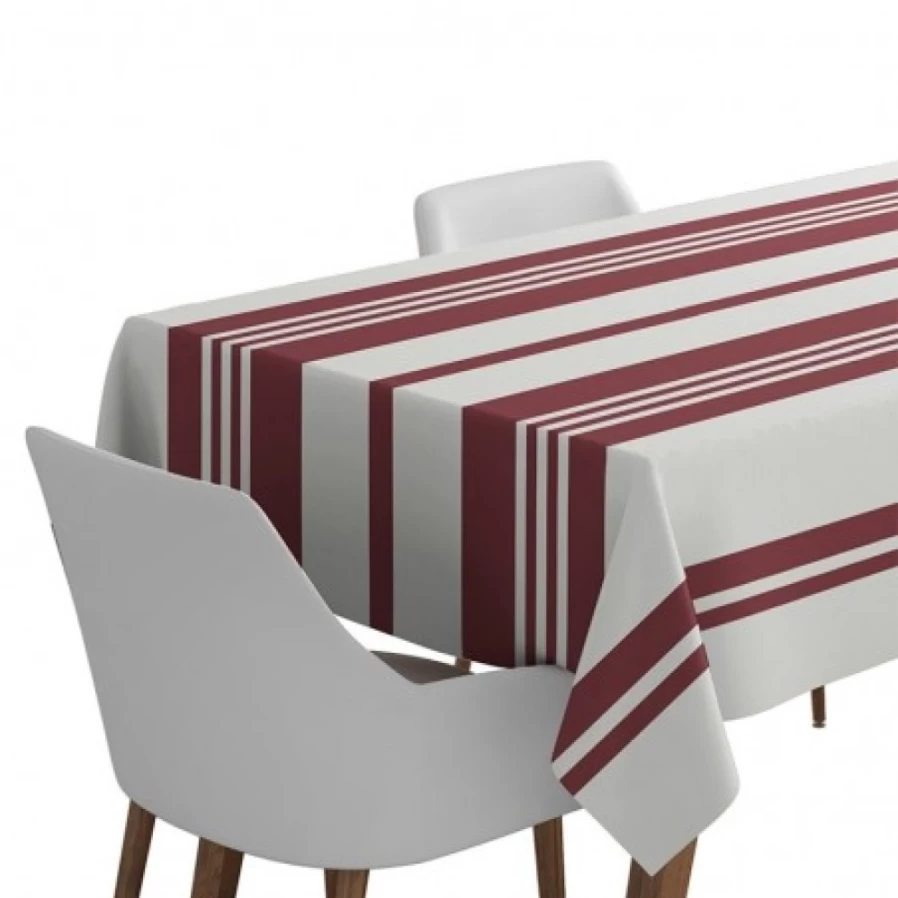 "JEAN-VIER Premium Red Tablecloth – High-Quality Dining Table Cover for Home & Events"
