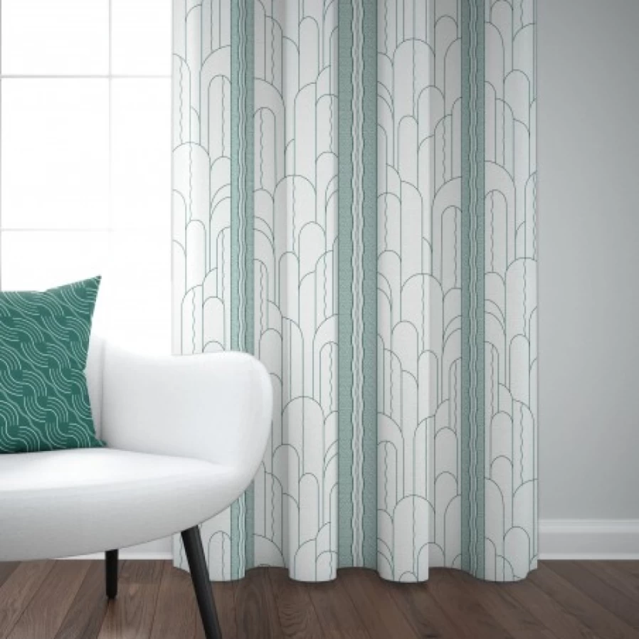 JEAN-VIER Green Curtains for Living Room - Premium Soft Window Drapes, Blackout Panels for Bedroom, Thermal Insulated Grommet Curtains