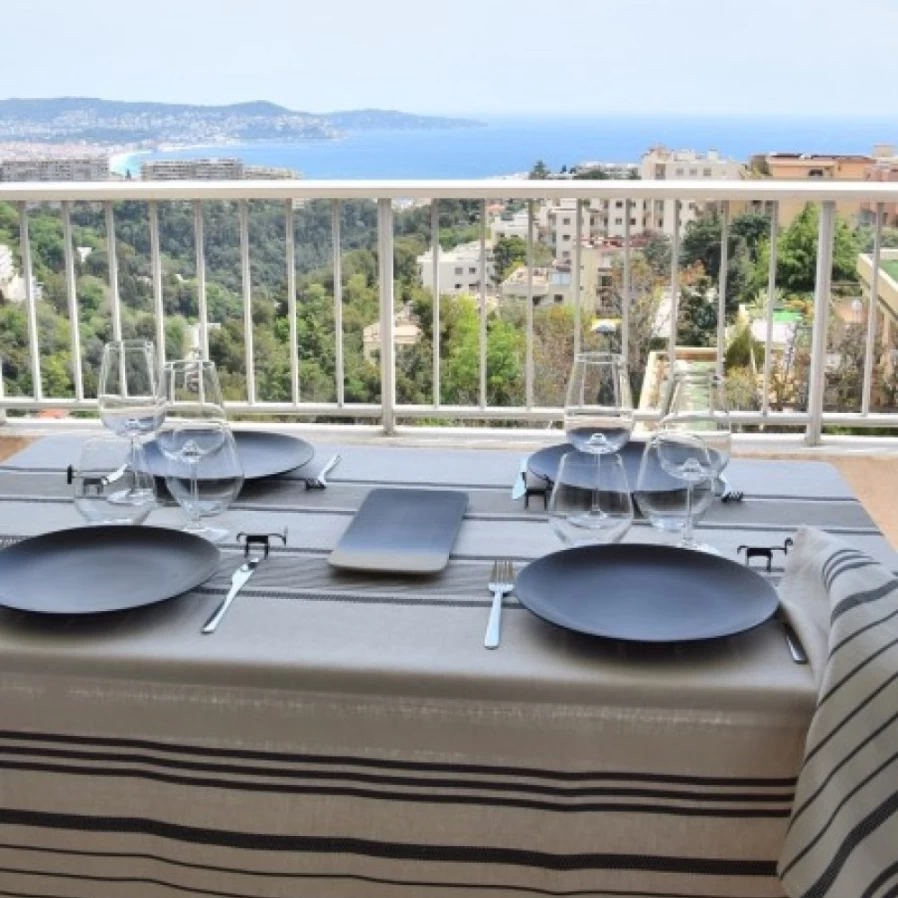 JEAN-VIER Black & Ecru Striped Linen Cotton Blend Tablecloth – Classic Striped Dining Decor