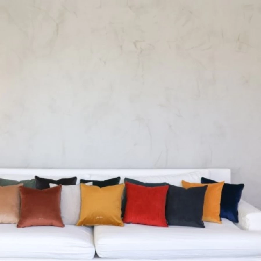 JEAN-VIER Green Cushion Cover - Soft Decorative Pillow Case for Sofa & Bed