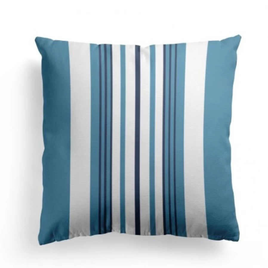 JEAN-VIER Blue Cushion Cover - Soft Decorative Pillow Case for Sofa & Bed