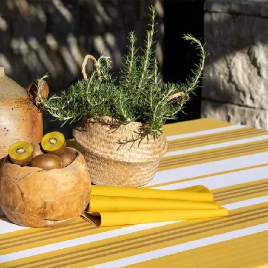 "JEAN-VIER Yellow Fabric by the Metre - Premium Quality Textile for Sewing & Crafts"