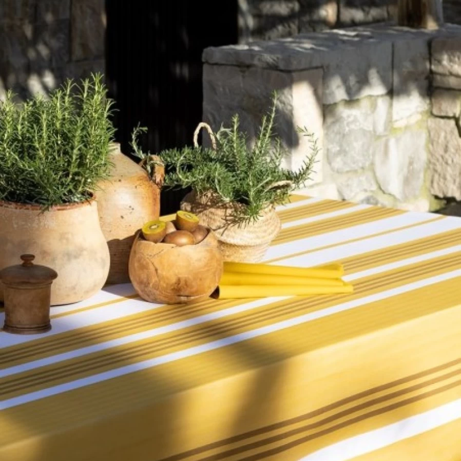 "JEAN-VIER Yellow Fabric by the Metre - Premium Quality Textile for Sewing & Crafts"