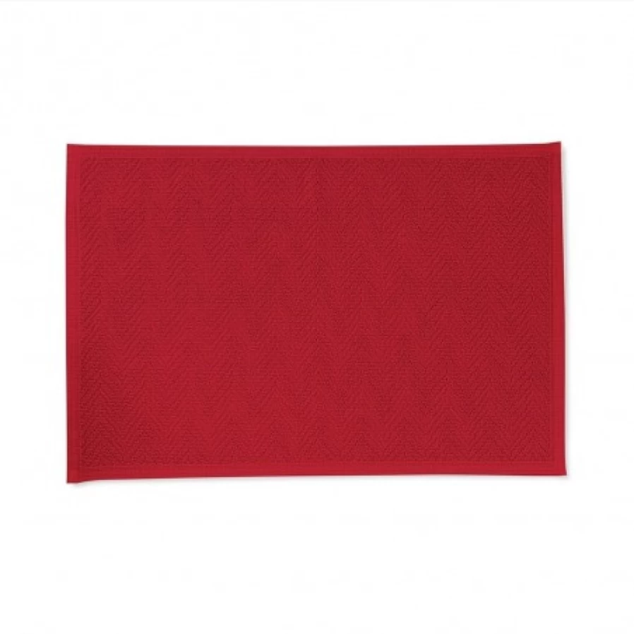 JEAN-VIER Non-Slip Red Bath Mat - Soft Absorbent Bathroom Rug for Shower and Tub