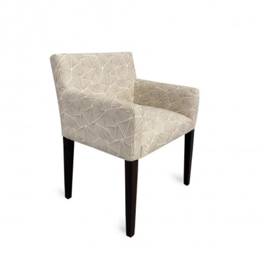 "JEAN-VIER Beige Armchair - Modern Comfortable Lounge Chair for Living Room"