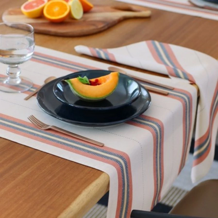 "JEAN-VIER Orange Table Runner - Premium Dining Table Decor"