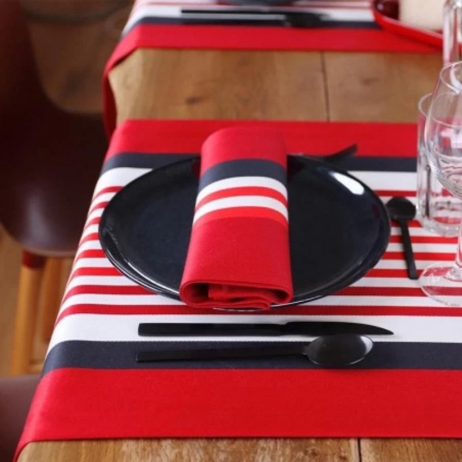"JEAN-VIER Premium Red Napkins - Elegant Disposable Dinner Napkins for Parties & Events"