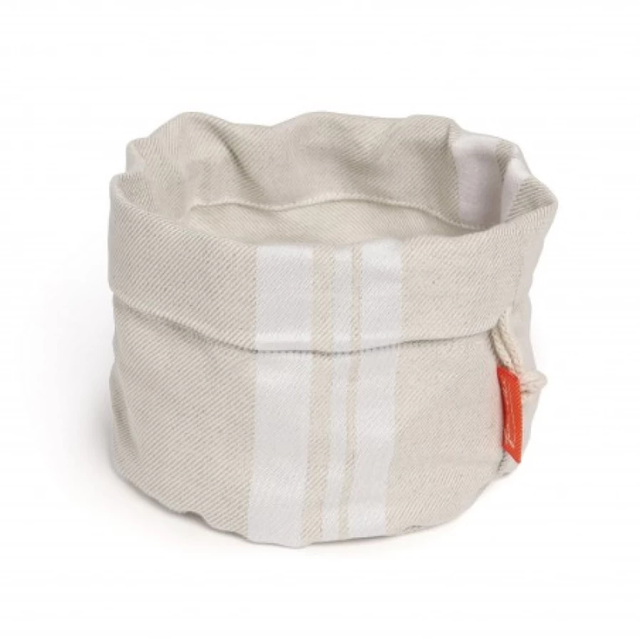 "JEAN-VIER White Bread Basket - Premium Woven Bread Storage Bin"