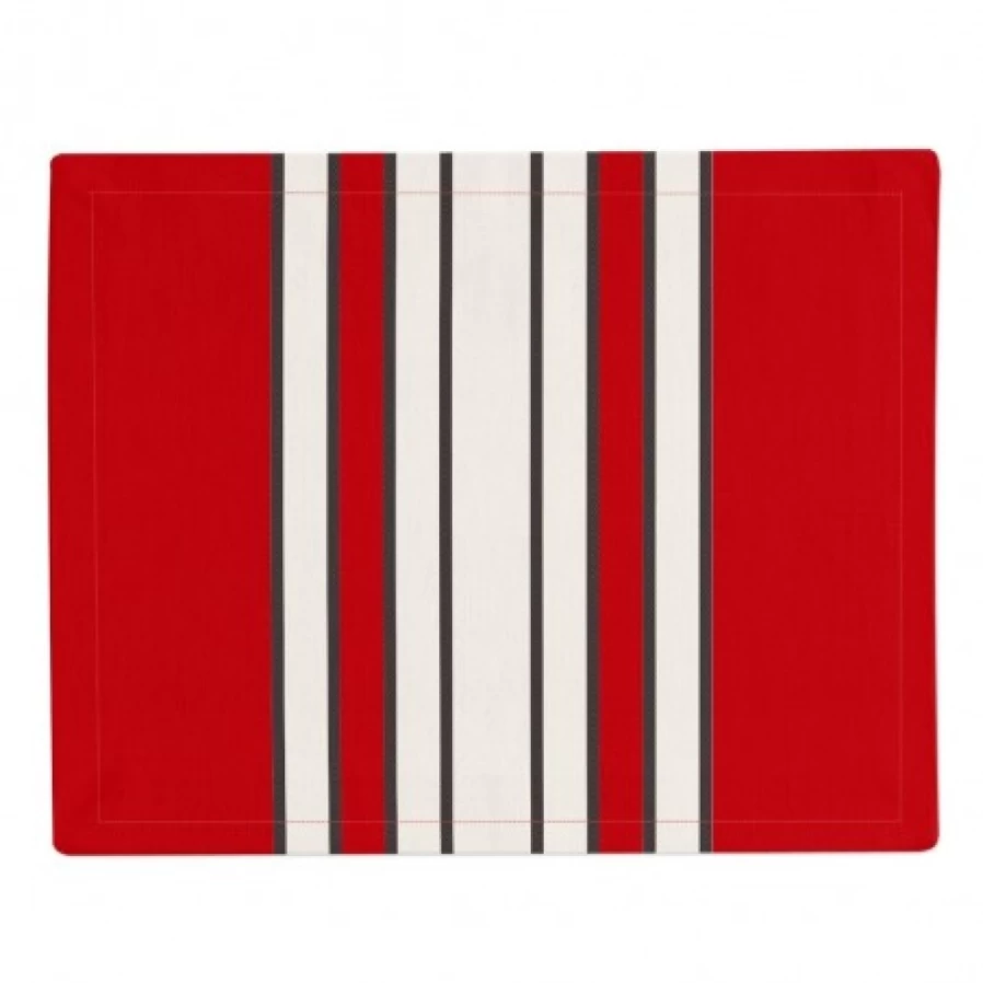 JEAN-VIER Red Dining Table Set - 4-Piece Modern Kitchen Table and Chairs for Home Decor