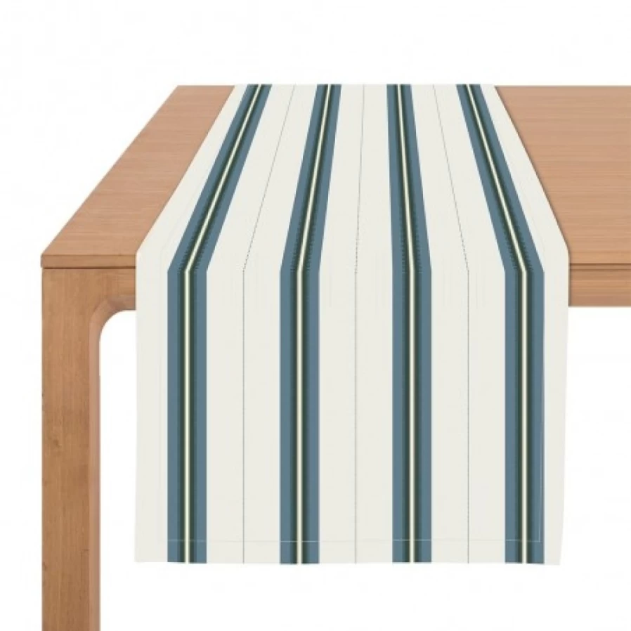 "JEAN-VIER Blue Table Runner - Elegant Dining Table Decor"
