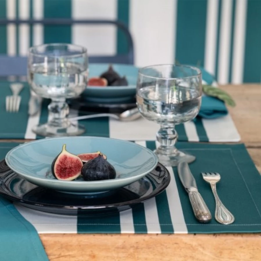 JEAN-VIER Green Dining Table Set - 4-Piece Modern Kitchen Table and Chairs