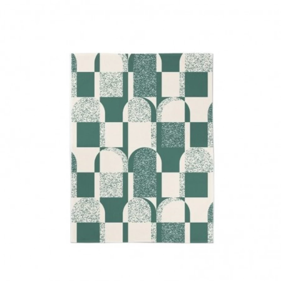 JEAN-VIER Premium Green Hand Towel - Soft, Absorbent Bath & Kitchen Towel for Home & Spa