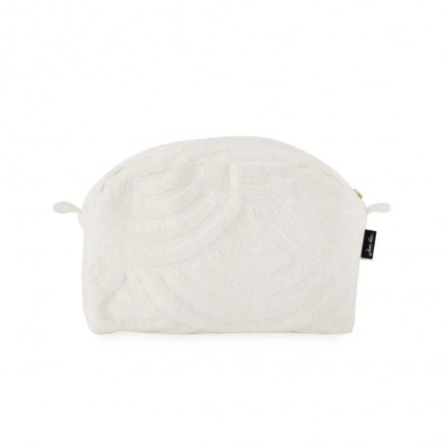 JEAN-VIER Premium White Travel Toiletry Bag for Men & Women - Waterproof Cosmetic Makeup Organizer